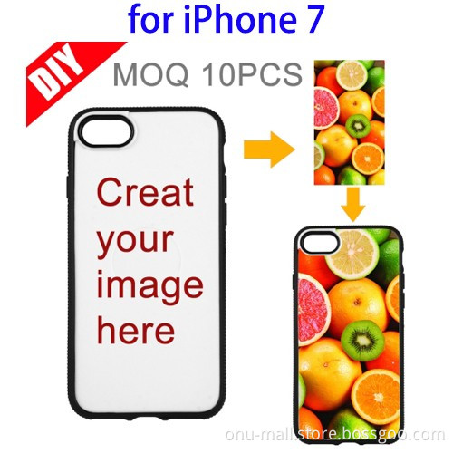 Custom DIY Case Protective Soft TPU Cover for iPhone 7